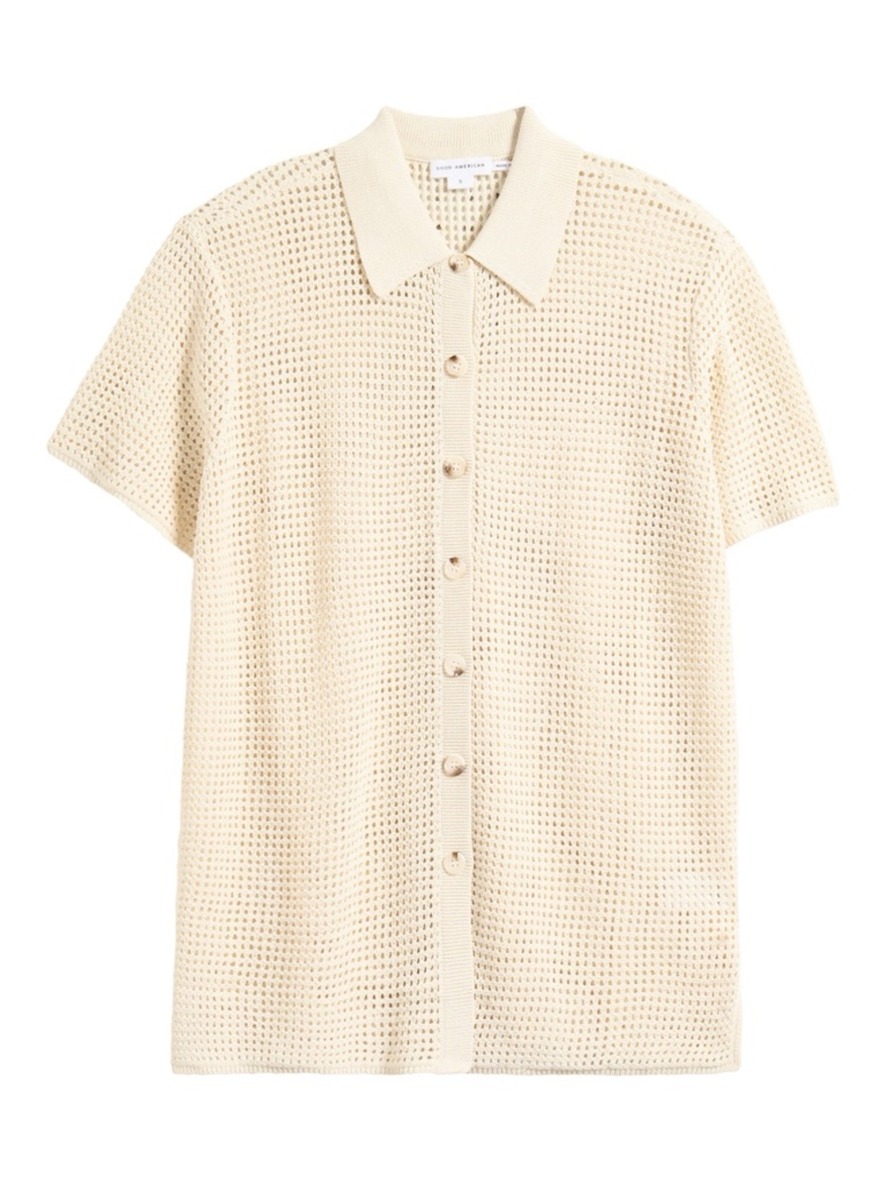 Good American Short Sleeve Cover-Up☀️